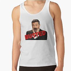 Jimmy Kimmel Busted in a Tank Top