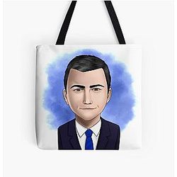 Jimmy Kimmel Caricature Tote Bag