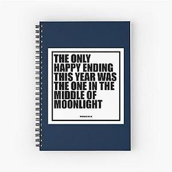 Jimmy Kimmel Middle of Moonlight Spiral Notebook