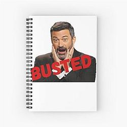 Jimmy Kimmel Busted Spiral Notebook