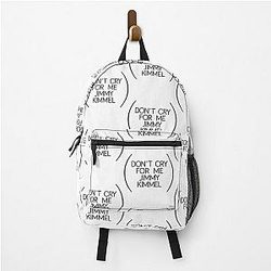 don't cry for me jimmy kimmel backpack