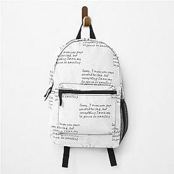 Kanye West Quote from Jimmy Kimmel Interview about Backpack