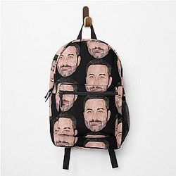 Jimmy Kimmel low poly art Backpack