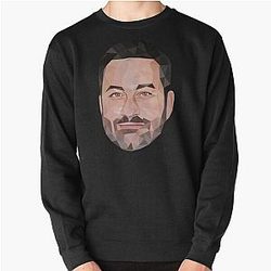 Jimmy Kimmel low poly art Pullover Sweatshirt