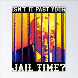 Jimmy Kimmel Quotes Trump for Prison Poster