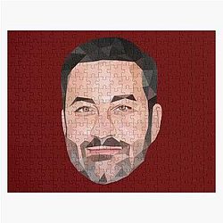 Jimmy Kimmel low poly art Jigsaw Puzzle