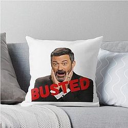 Jimmy Kimmel Throw Pillow