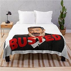 Jimmy Kimmel Busted Throw Blanket