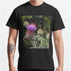 Artichoke Flower Painting Classic T Shirt RB0301