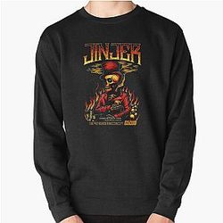 fire membra skull 3  jinjer high best sell Tshirt trending  Pullover Sweatshirt RB0301