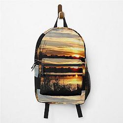 Serene Sunset over Lake Hiawatha  Backpack RB0301