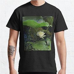 Water Lily Sheltered by its Own Leaves Classic T Shirt RB0301