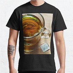 Steeping Tea in a Glass Mug Classic T Shirt RB0301