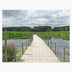 Walking in a Wetland on a Boardwalk Jigsaw Puzzle RB0301