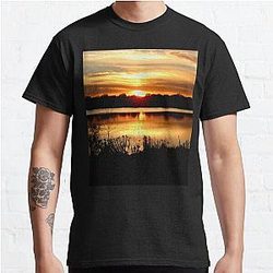 Serene Sunset over Lake Hiawatha  Classic T Shirt RB0301