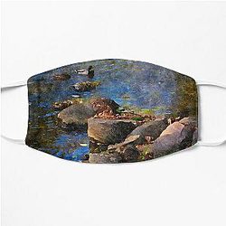 Arc of Rocks in a Creek Flat Mask RB0301