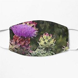 Artichoke Flower Painting Flat Mask RB0301