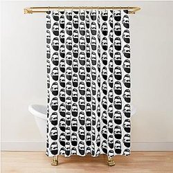 Jiri Prochazka Black Shower Curtain