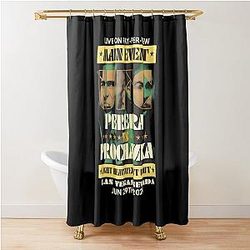 Alex Pereira vs Jiri Prochazka The Staredown Shower Curtain