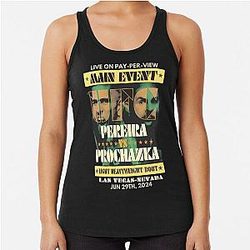 Alex Pereira vs Jiri Prochazka The Staredown Racerback Tank Top