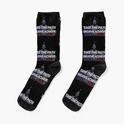 Jiri Prochazka Take The Path Believe Achieve Socks