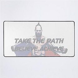 Jiri Prochazka Take the Path Achieve Desk Mat