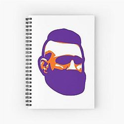 Jiri Prochazka Purple Spiral Notebook