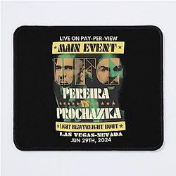 Alex Pereira Vs Jiri Prochazka The Staredown Mouse Pad