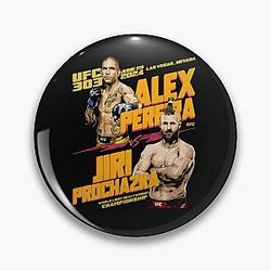 Alex Pereira vs Jiri Prochazka The Staredown Pin