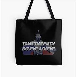 Jiri Prochazka Take the Path, Believe Achieve All Over Print Tote Bag