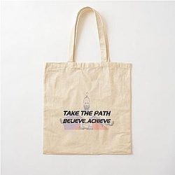 Jiri Prochazka, Take the Path Achieve Cotton Tote Bag