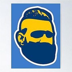 Jiri Prochazka Blue Poster