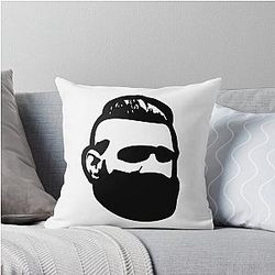 Jiri Prochazka Black Throw Pillow