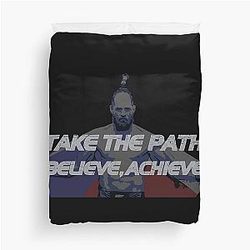 Jiri Prochazka Take the Path Believe Achieve Duvet Cover