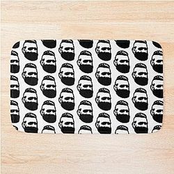 Jiri Prochazka Black Bathroom Mat