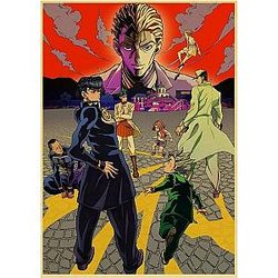 JoJo's Bizarre Adventure  Diamond is Unbreakable Main Characters Poster