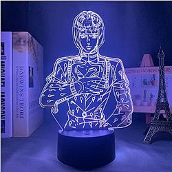 JoJo’s Bizarre Adventure Lamp Merch: Bruno Bucciarati Led Lamp