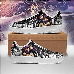 JoJo's Anime Shoes - Kars Air Force Sneakers Manga Style  Fan Gift Idea PT06