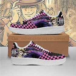 JJBA Anime Shoes - Robert E. O. Speedwagon Air Force Sneakers Fan Gift Idea PT06