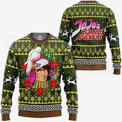Joseph Joestar Ugly Christmas Sweater JoJo's Bizarre Adventure Anime VA11