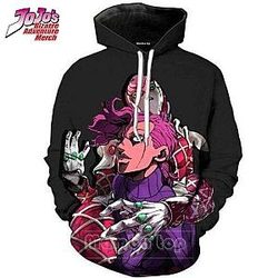 Jojo's Bizarre Adventure Hoodie King Crimson and Diavolo