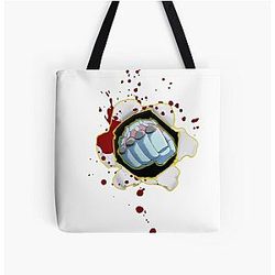 Jojo Crazy Diamond Punch All Over Print Tote Bag