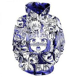 Ahegao Hoodies - Ahegao 3D Unisex Hoodie