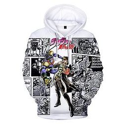 Jojos Bizarre Aventure Hoodies 3D - JJBA Chemises à capuche imprimées