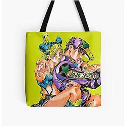 Cool art of -%[?jojos?]%- adventures -%[? bizarres?]%- film All Over Print Tote Bag