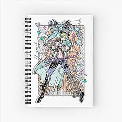 Powerful stand user Spiral Notebook