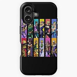 jojo's and villians iPhone Tough Case