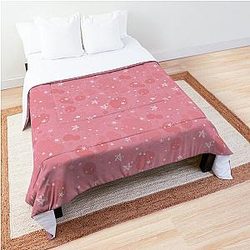 Bizarre pink print Comforter