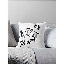 Powerful stand Throw Pillow