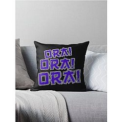Ora Ora Ora Weeb Manga Anime Japan Fan Throw Pillow